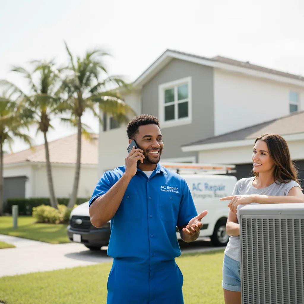 AC Repair Pompano Beach customer support in South Salem